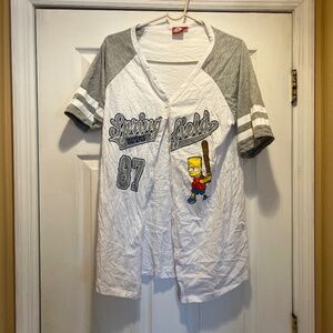 The Simpsons Springfield isotopes t-shirt jersey